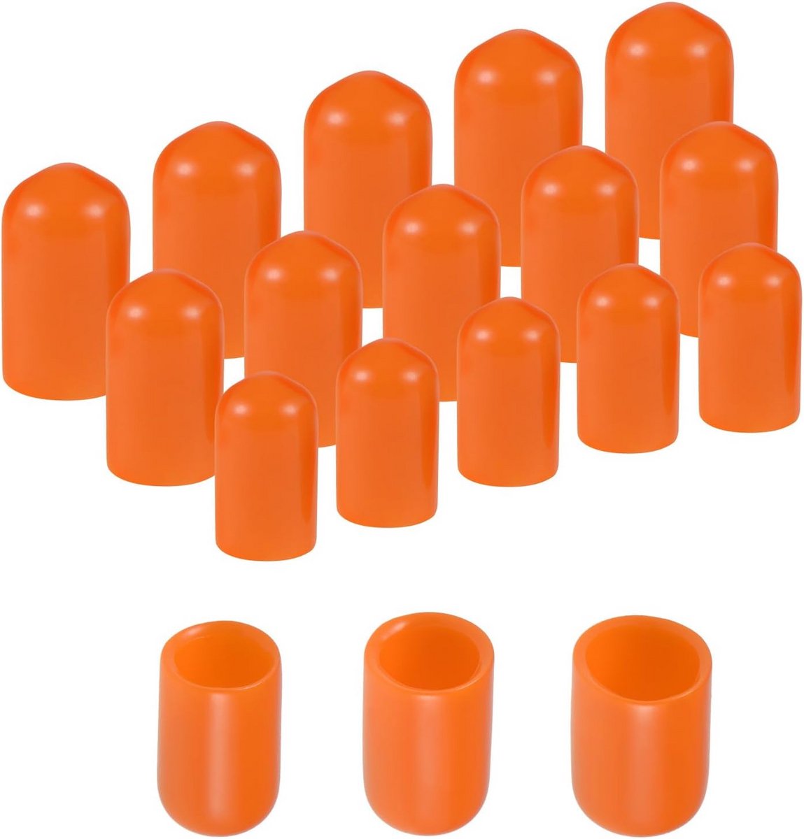 30 Stuks Ronde Rubberen Afsluitdoppen Set in Diverse Maten voor Bescherming