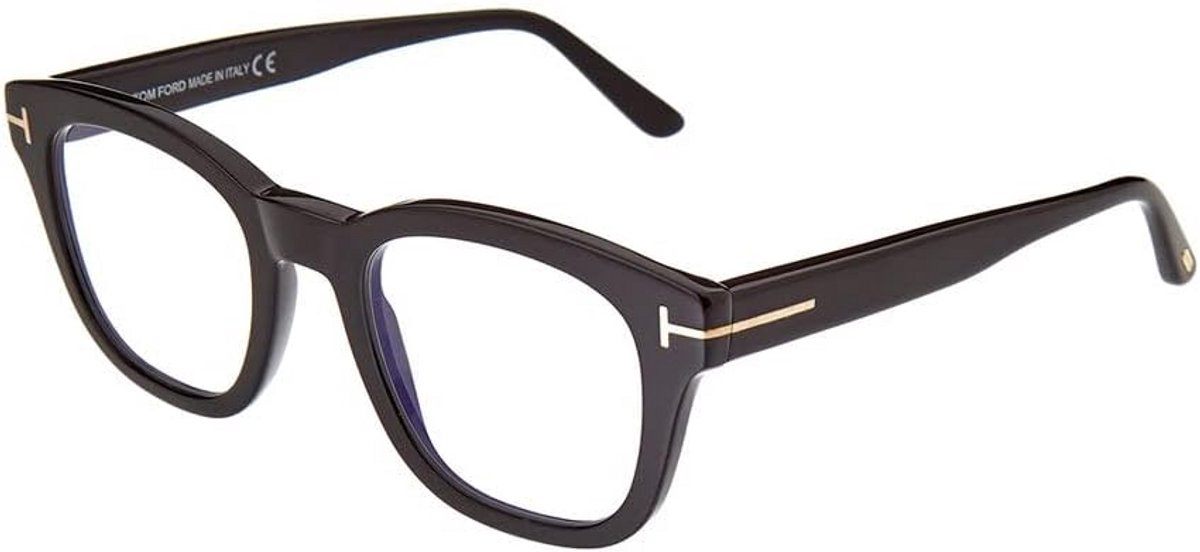 Heren Brilmontuur Blauw Licht Filter Zwart