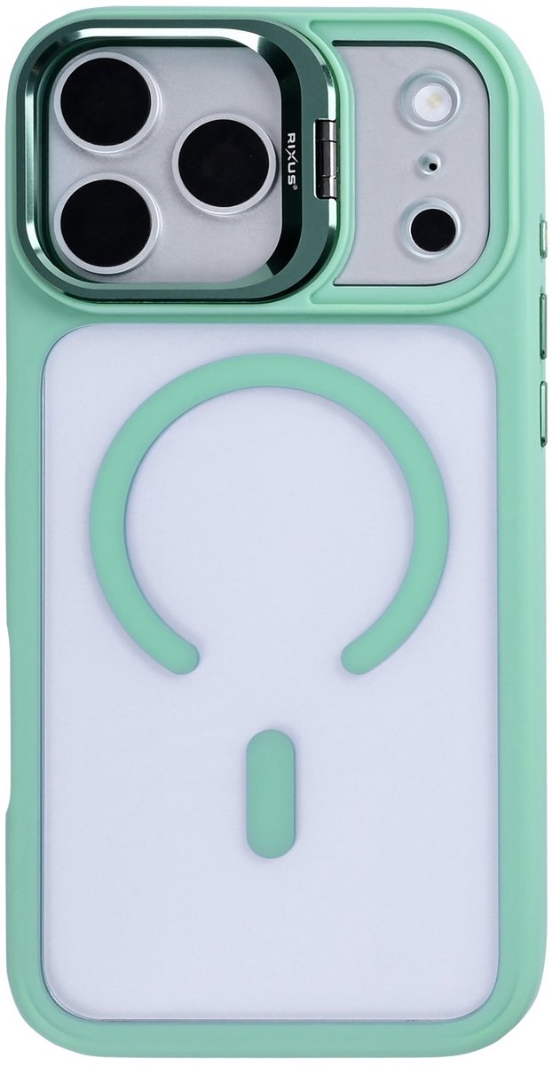 Rixus Classic 03 Case With MagSafe For Apple iPhone 17 Pro Light Green