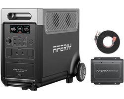 AFERIY AF-P310 - Draagbare Powerstation met DC060 DC Batterijlader - 3600W AC-uitgang met UPS - 3840Wh LiFePO4 batterij - 45 minuten snelladen