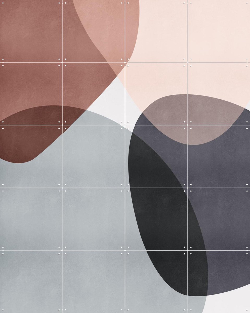 IXXI Graphic 206, Mareike Böhmer - 80 x 100 cm - Gratis ophangtool - Grote wanddecoratie en posters - Abstract, Grafisch Ontwerp, Geometrische Kunst