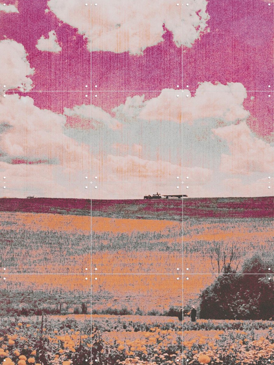IXXI Better Days, Amber Lauder - 60 x 80 cm - Gratis ophangtool - Grote wanddecoratie en posters - Vintage, Kleurrijk, Grafisch Ontwerp, Pop art