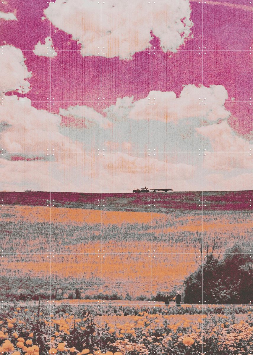 IXXI Better Days, Amber Lauder - 100 x 140 cm - Gratis ophangtool - Grote wanddecoratie en posters - Vintage, Kleurrijk, Grafisch Ontwerp, Pop art