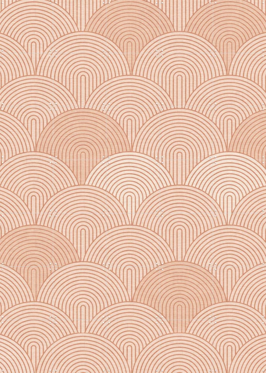IXXI Japandi Abstract Arches, Bloomery Decor - 100 x 140 cm - Gratis ophangtool - Grote wanddecoratie en posters - Abstract, Minimalisme, Geometrische