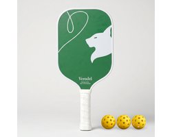 Verodel VENOM PRO - Pickleball Paddle - Hoogwaardig Carbon - Inclusief 3 Gratis Pickleballen - Pickleball Set - Pickleball Racket