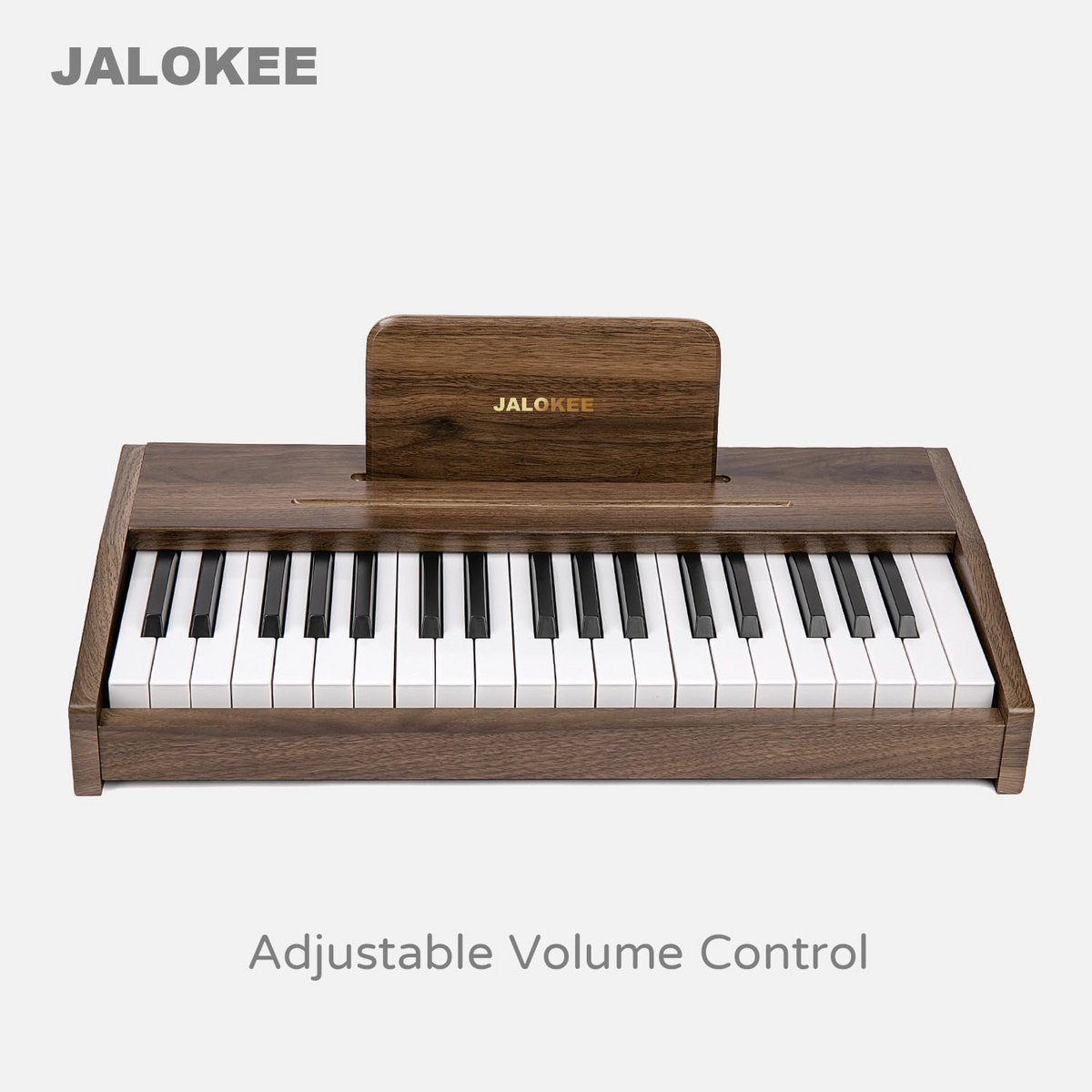 Houten Kinderpiano met 37 Toetsen - Digitaal Muziekinstrument voor Jongens en Meisjes vanaf 3 Jaar