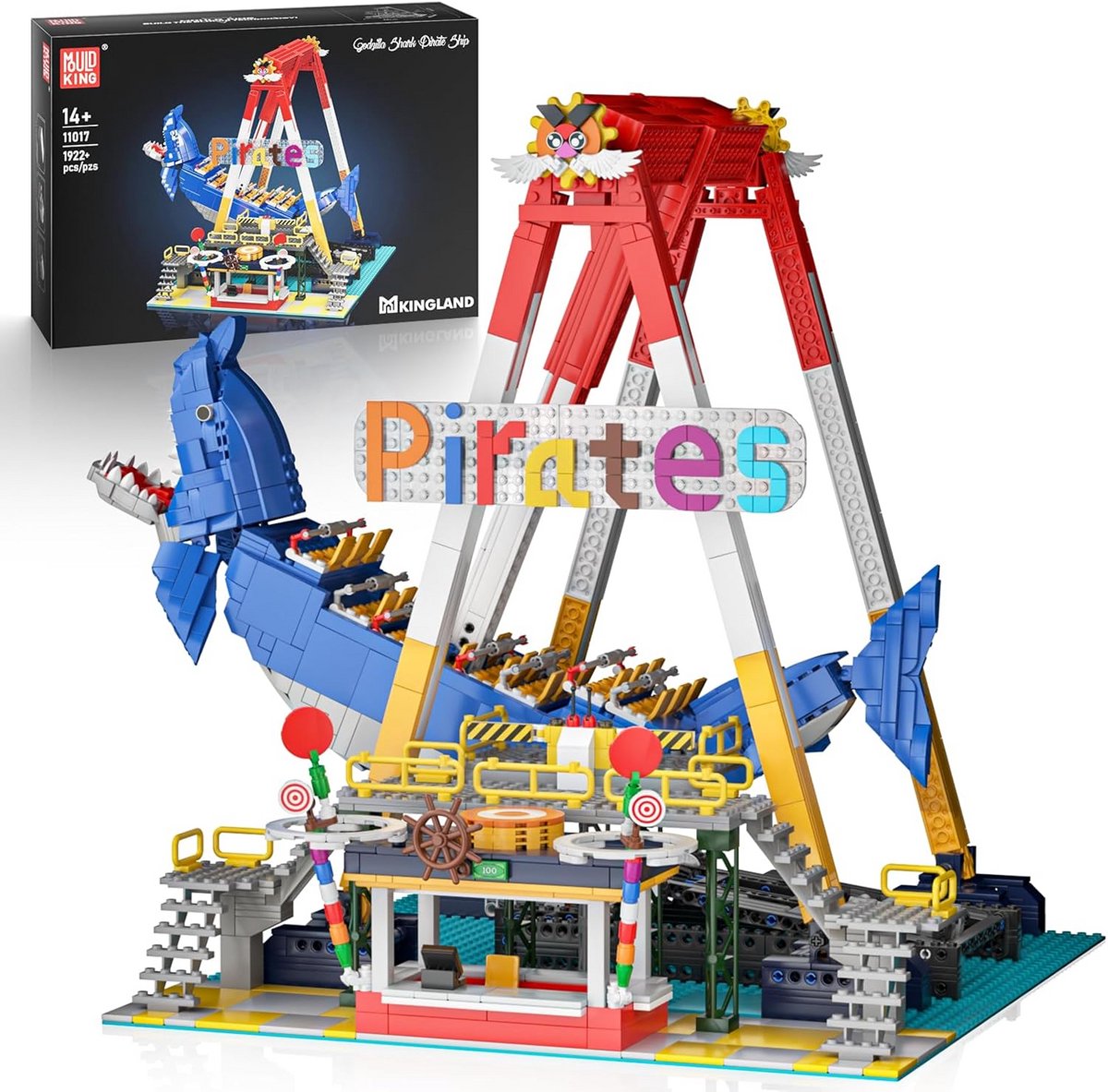 Bouwstenen Piratenschip Set Klemblokken Model