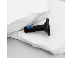 Allecto- Fietsen Flens Crank Spindel Bouten - BMX Compatibel - M8 x 1.0 x 24mm - Fiets Onderdelen - 2 Stuks - Zwart - Montagehandleiding inkluis - Geschikt voor BMX Fietsen.