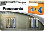 Panasonic Alkaline Everyday Power AAA 8x