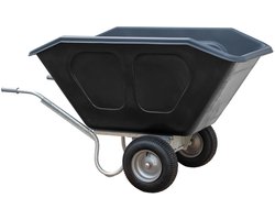 Hummer volume kruiwagen HDPE 500 L - dubbele wielen
