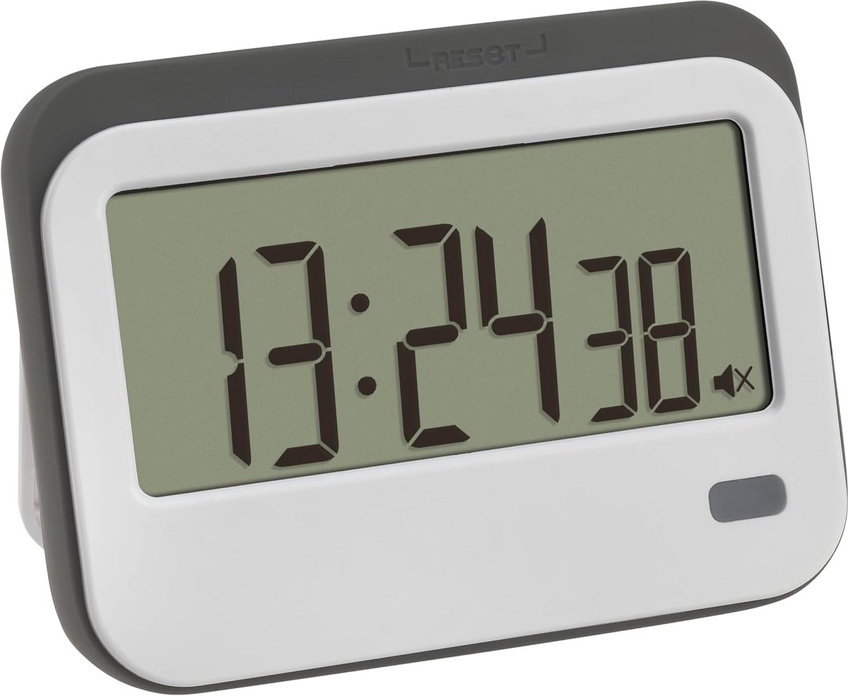 Digitale Timer met Stopwatch en Wekker met LED-waarschuwing