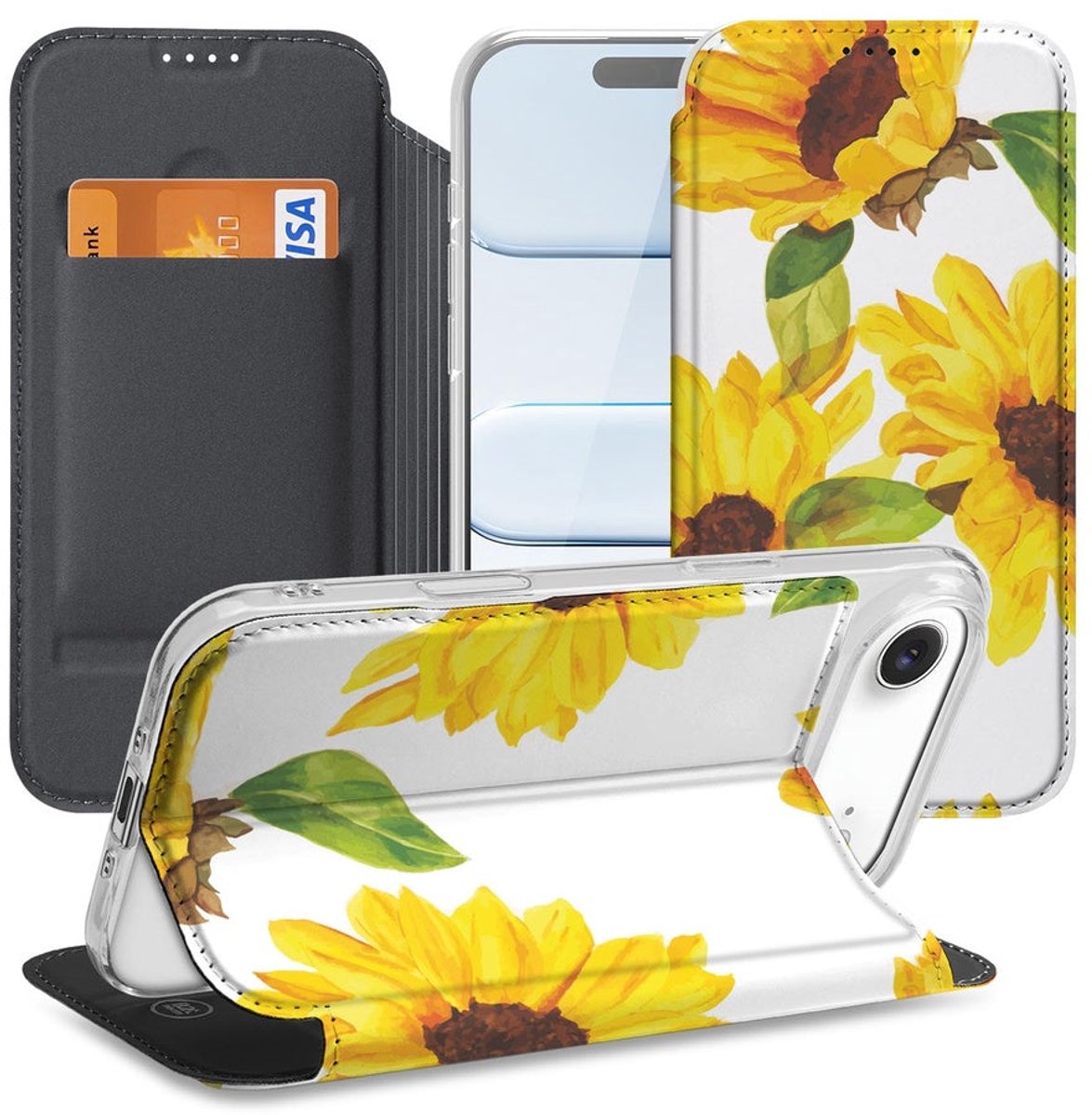 iPhone Air Smart Cover Hoesje Zonnebloemen