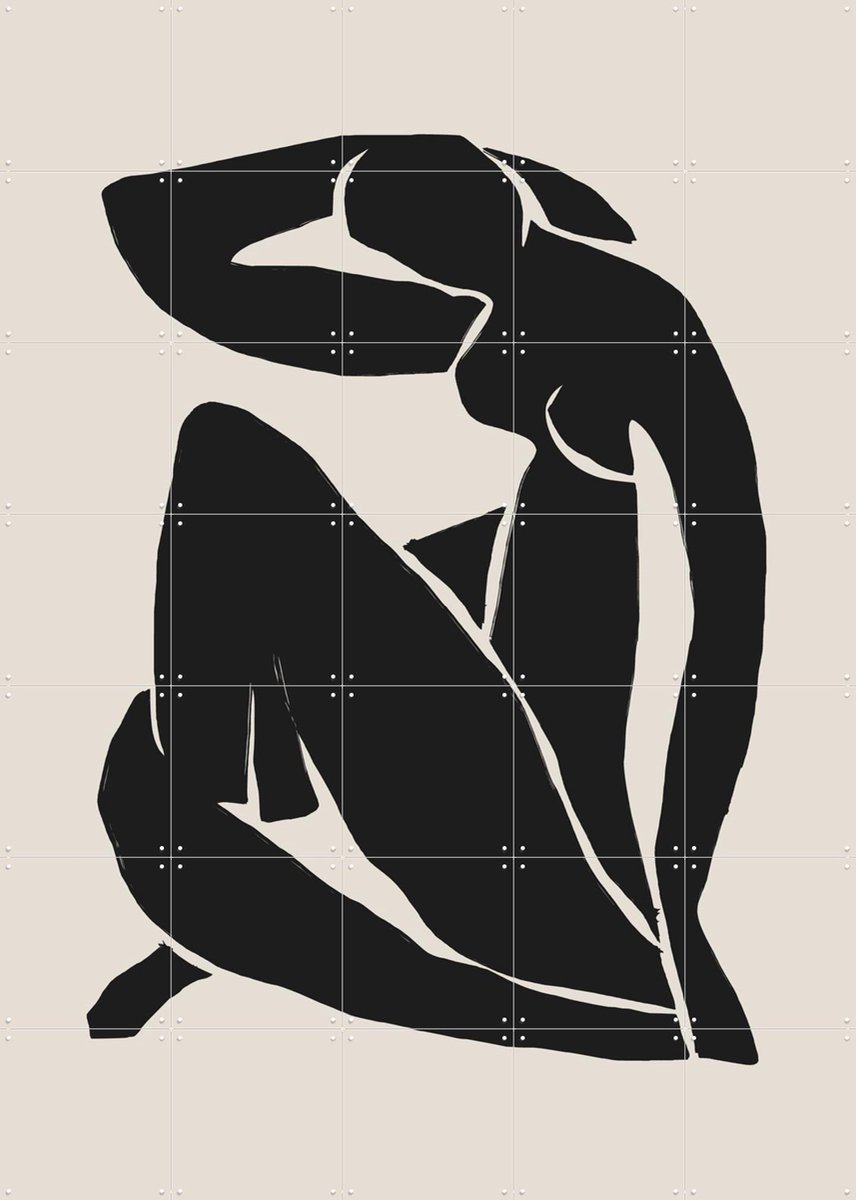 IXXI Woman, The Miuus Studio & Various - 100 x 140 cm - Gratis ophangtool - Grote wanddecoratie en posters - Illustraties, Abstract, Portretten