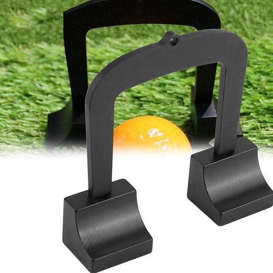 Golfputterset - Golfputtingdoel - Lichtgewicht Aluminium - 3 Doelpoorten - Ideaal voor Thuis en Op de Golfbaan — afbeelding 2