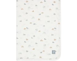 Babydeken Jersey - Wiegdeken Kinderdeken - Voor onderweg - 1.0 TOG waarde - 75 x 100 cm - Auto print