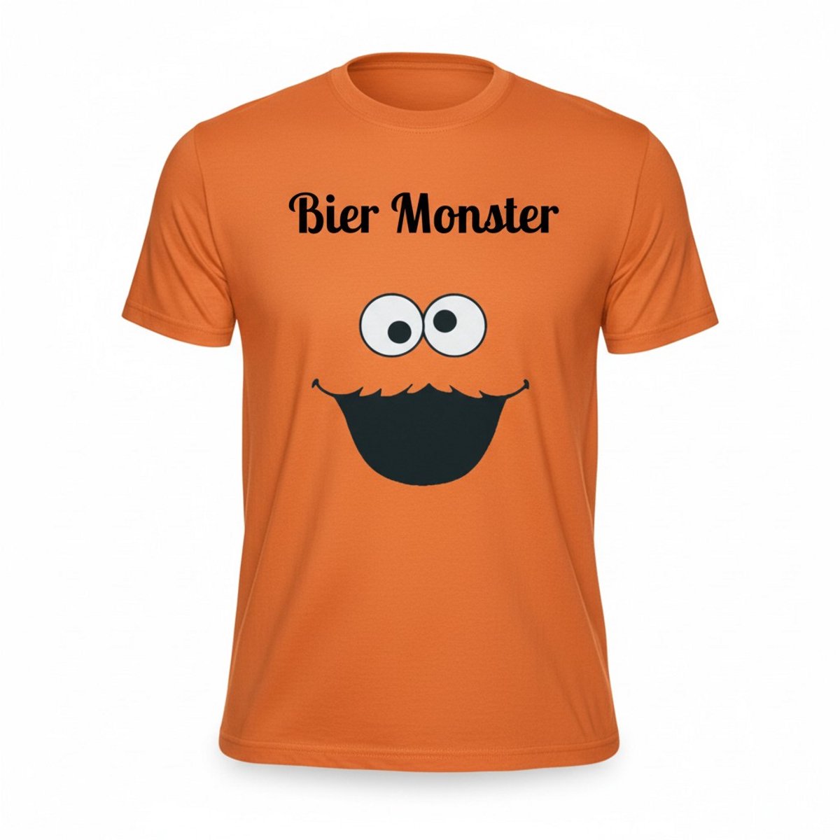 Oranje T-shirt Bier Monster - Maat S - Koningsdag - oranje - wk voetbal - festival - feest