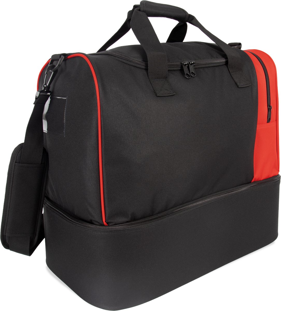 Grote Sporttas met Zijvak - Grote Sporttas - Zijvak - Weekendtas - Sport - Rood