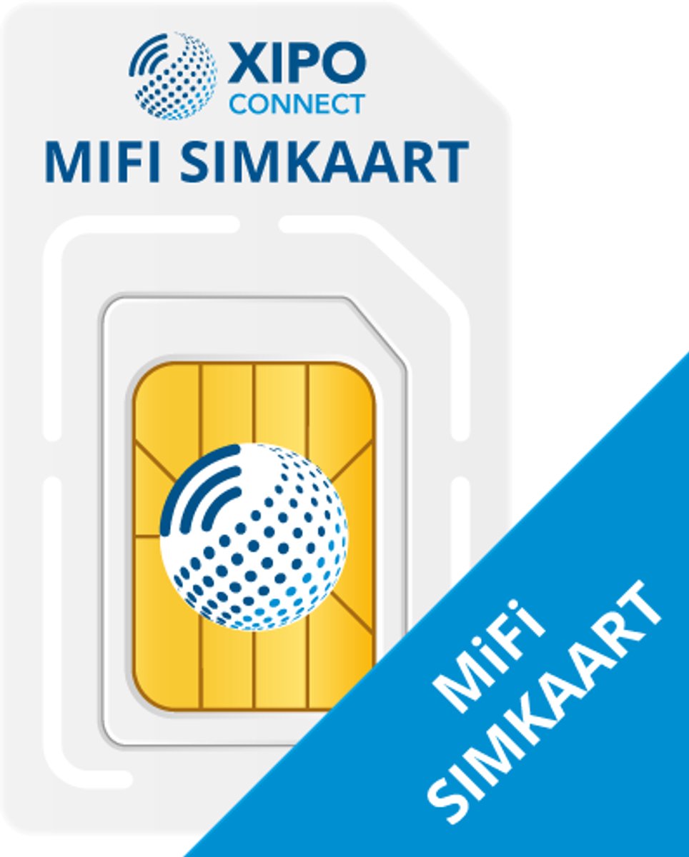XIPO CONNECT - MiFi Simkaart - Europa Sim + 2GB