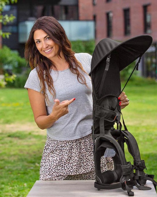 Minimeis The Sunshade - Zonnekap voor Minimeis draagzak - Accessoire voor schouderdrager G5 - Black van Merkloos — afbeelding 5
