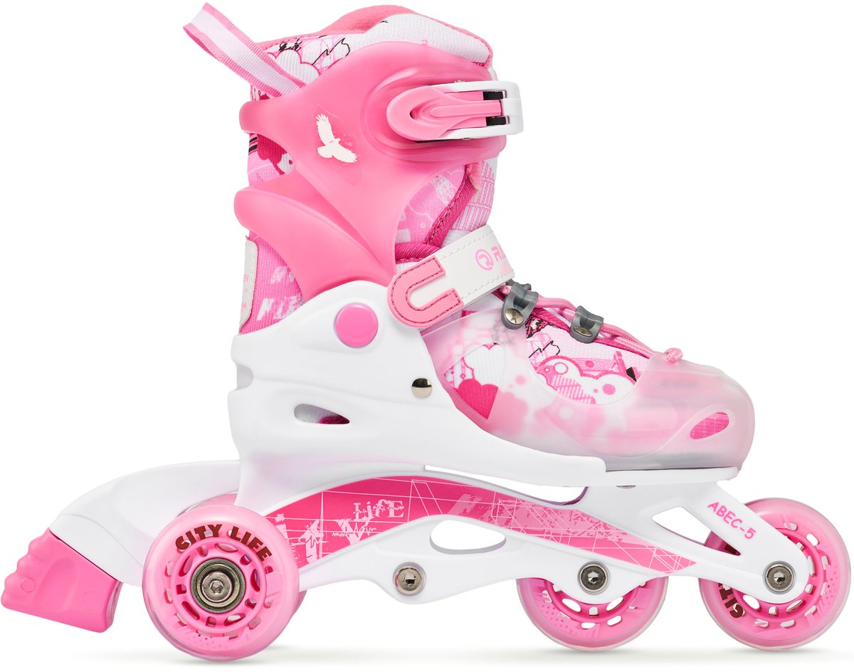 RAVEN Princess Verstelbare Skeelers 3-in-1 30-33 Roze