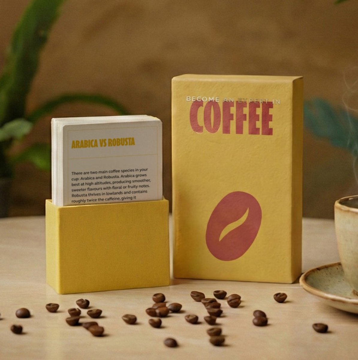 pikkii Word een koffie-expert Kaartspel | Become an Expert in Coffee 130 x 80 x 30 mm 1.100 kg