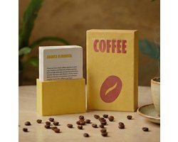 pikkii Become an Expert in Coffee – Koffiekennis Kaartenset | Quizspel & Origineel Cadeau voor Koffieliefhebbers 130 x 80 x 30 mm 1.100 kg