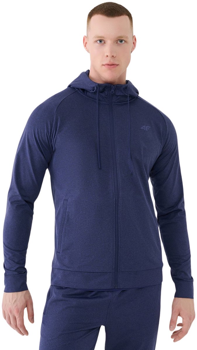 4F FNK Sporttrui Heren Mélange Donkerblauw Melange