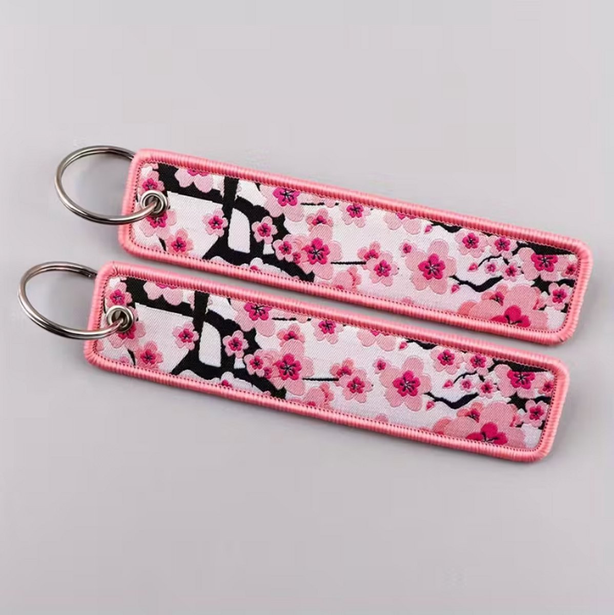 Japan Sleutelhanger Sakura Bloem – Autosleutel Accessoire – Car Culture Keychain – Voor JDM Auto & Motor Liefhebbers