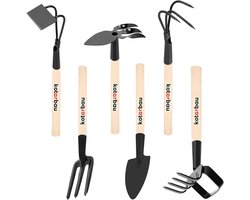 Tuingereedschap Set - Mini Tuinwerktuigen - Tuinonderhoud - 6 Delige Set - 44 cm Pakket