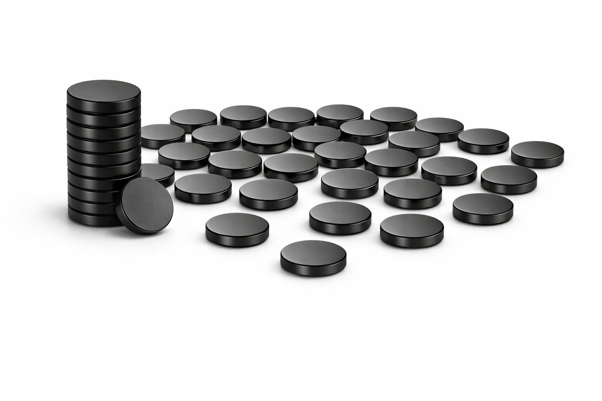 Brute Force Magneten – Neodymium Magneten N52 – 8x2 mm – Extra Sterk – Kleine Schijf Magneten – Set van 60 Stuks – Zwart