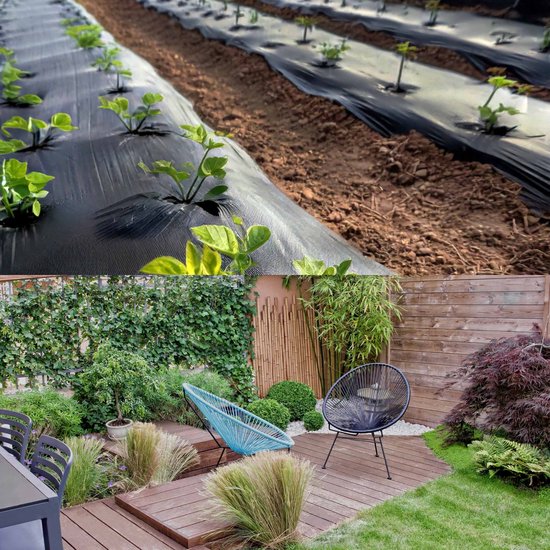 MULCH-VLEATER NOIR 1,6m 100g z UV / 10m