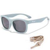 Maesy Baby Zonnebril Luca - 1 t/m 3 jaar - Elastiek - Flexibel - UV400 Bescherming - Zonnebril Kind - Licht Blauw
