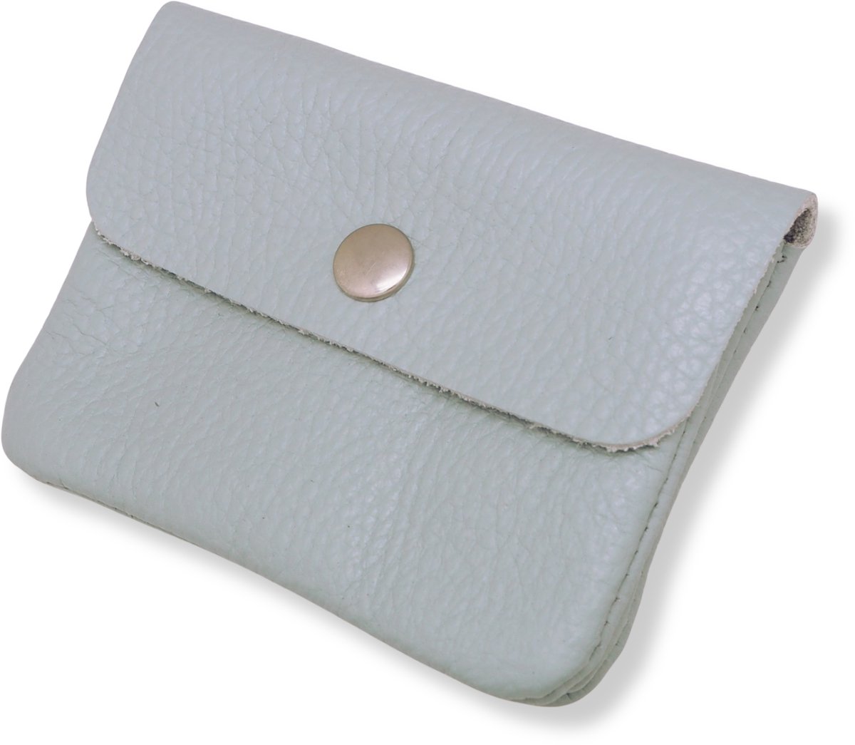 Bijoutheek Portemonnee Leer Italiaans Ice Blue
