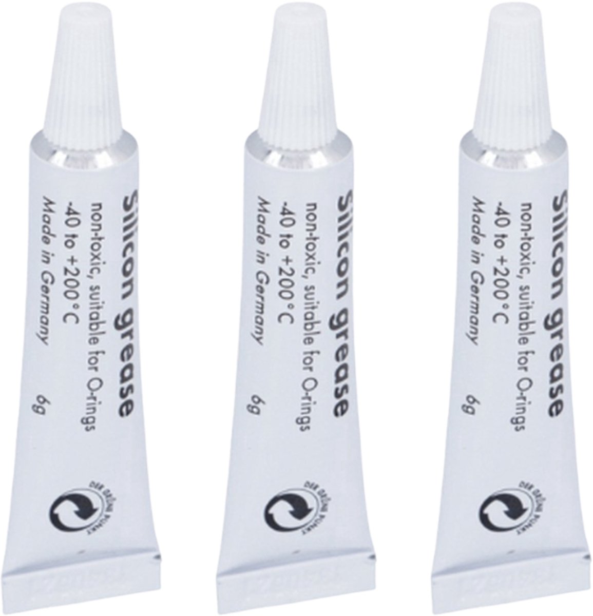 GREENVIDA - 3x Siliconenvet - smeermiddel zetgroep - geschikt voor oa. espresso apparaat - koffiezetapparaat Saeco, Philips, Bosch, Siemens, Miele - 3x tube a 6 gram - Vergelijkbaar met origineel HD5061 - 421946017941