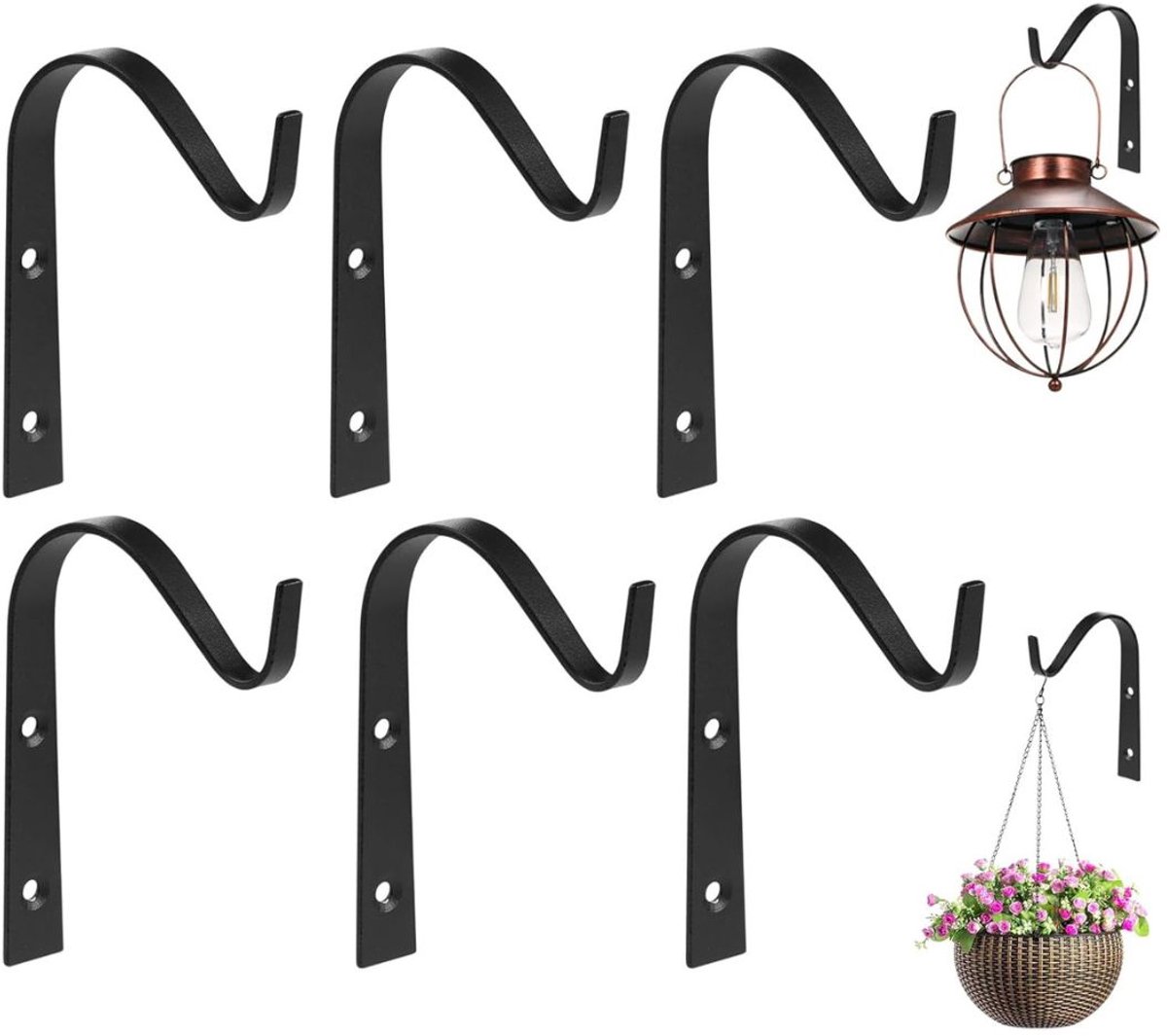 CLVP® Plantenhaak Hanging Basket - Muurhaak voor Planten - Wandhaak
