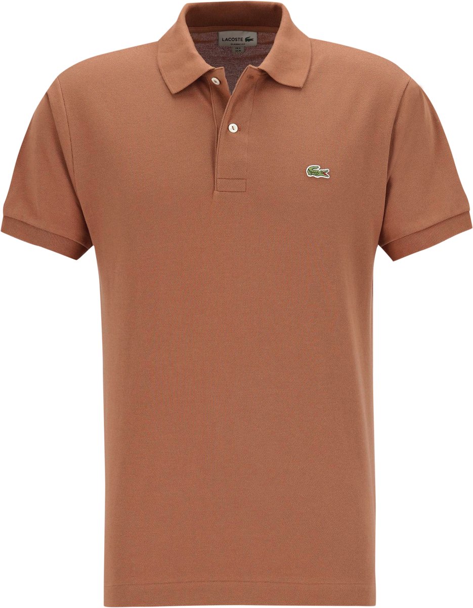 Lacoste Classic Fit polo pecannoot Bruin