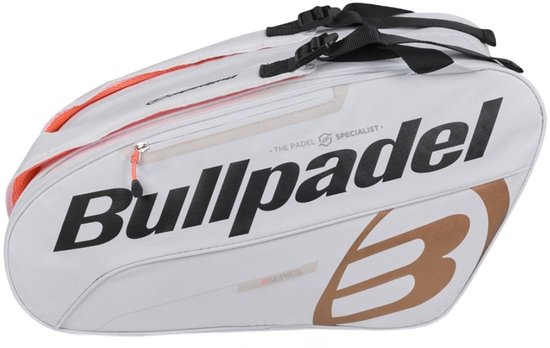 Bullpadel - Tour - Padel racketbag - tas - wit