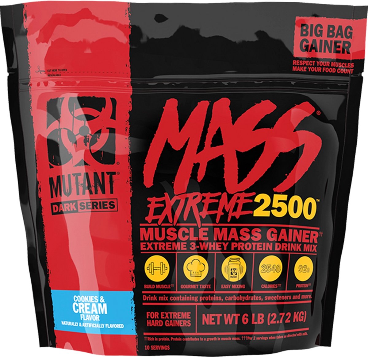 Mutant Mass XXTreme 2500 - 9070 g - Triple Choco