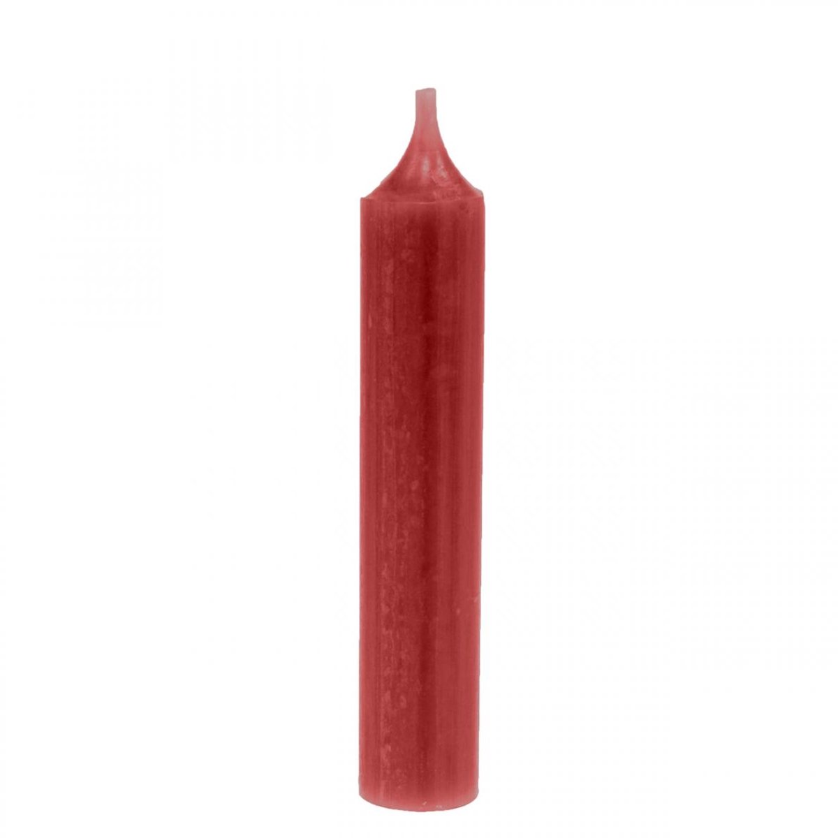 Viana Taper kaars rood effen kaarsen robijnrood 120mm/Ø21mm 6 stuks, 6 Stück