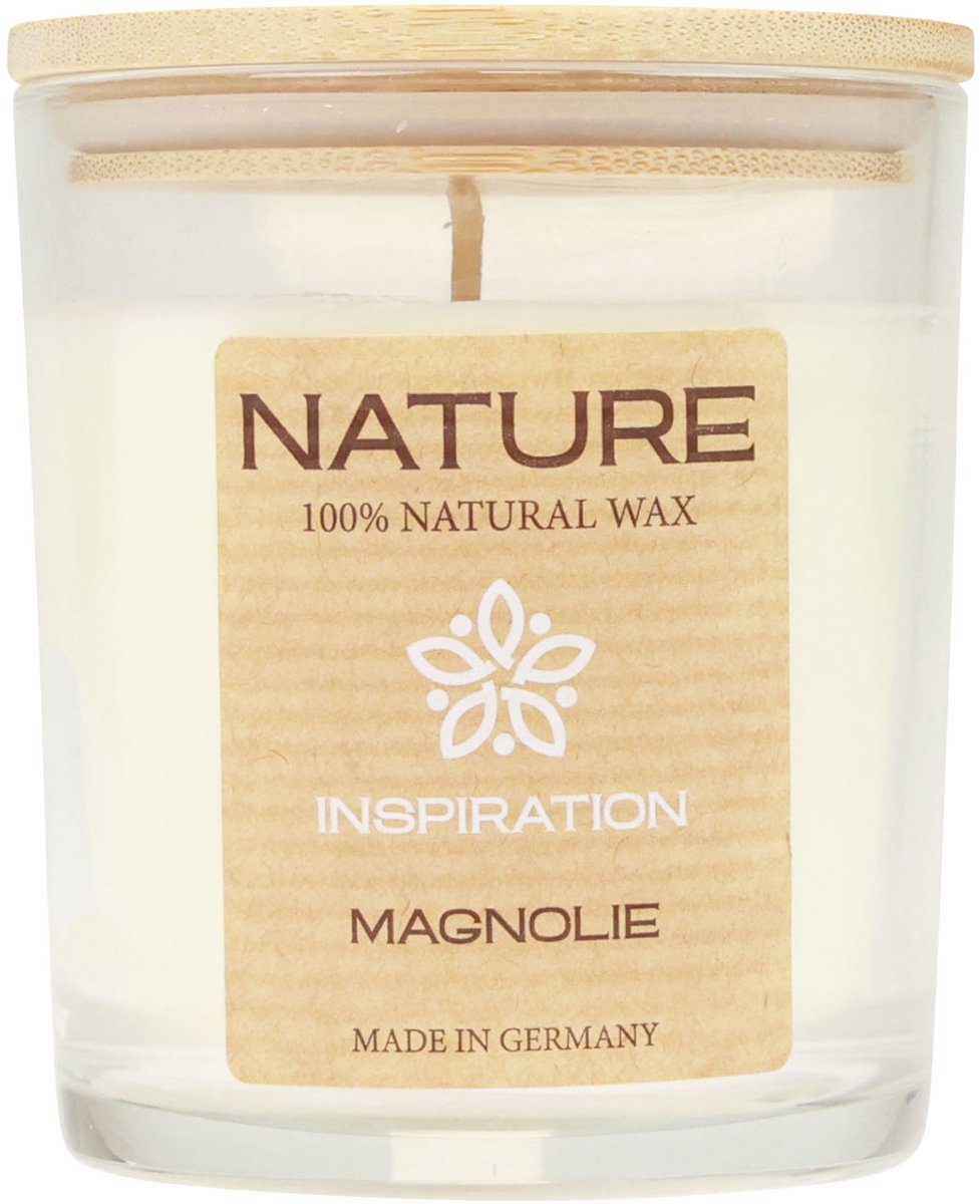 Geurkaars in glas natuurlijke was Wenzel Candles Magnolia 85×70mm