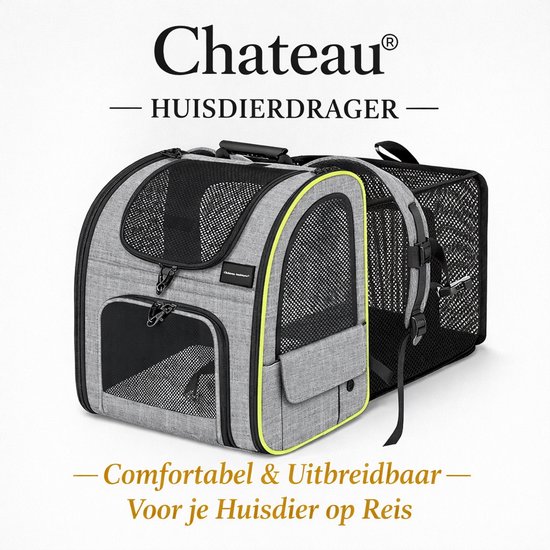 Ruimtekattenrugzak Katten reismand groot - XXL Katten rugzak groot - c