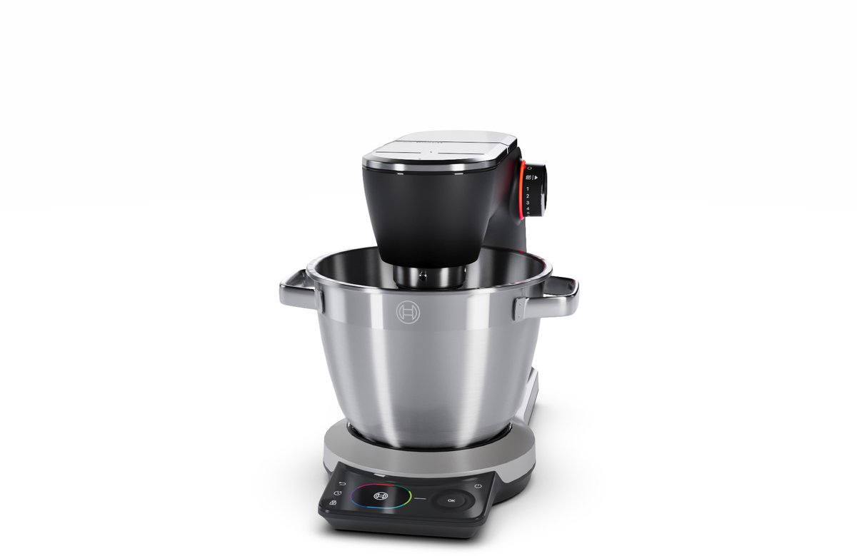 Bosch Serie 8 - MUMS8ZS00 - Keukenmachine - Pearl silver - 1800w - 6l mengkom