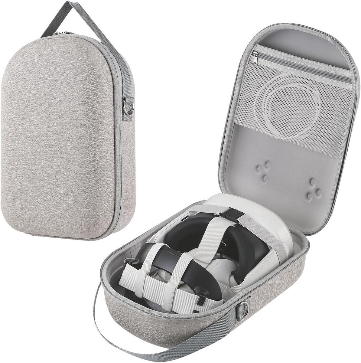 Draagbare Hardcase voor VR Headset met Hoofdband