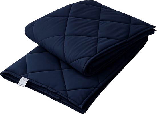Hoesloos Dekbed - 200x200cm – Wasbaar, Ademend en Zacht – Navy