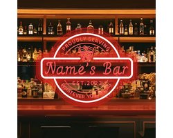 Gepersonaliseerd Neon LED Lichtbord voor Bar, Pub of Man Cave - Dimbaar Bier Reclamebord
