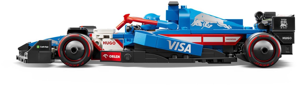 LEGO Speed Champions Visa Cash App RB VCARB 01 F1 racewagen Set - 77246 — afbeelding 6