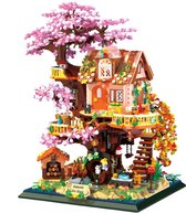 Lezi Nanoblocks Japanse bloemen tuin | Botanical Bonsai | Sakura