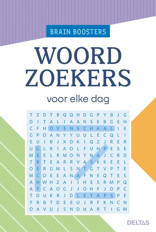 Omslag van Brain Boosters — Woordzoekers voor elke dag