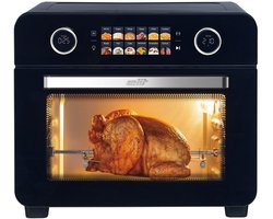 Elit Airfryer oven 25L- 12 in 1 heteluchtoven- 2250W- met touchscreen- grill, bak en frituur- mini oven voor gezin.