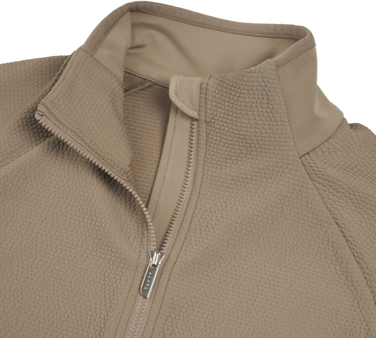 LUHTA alku Fleece sweater met rits dames Bruin